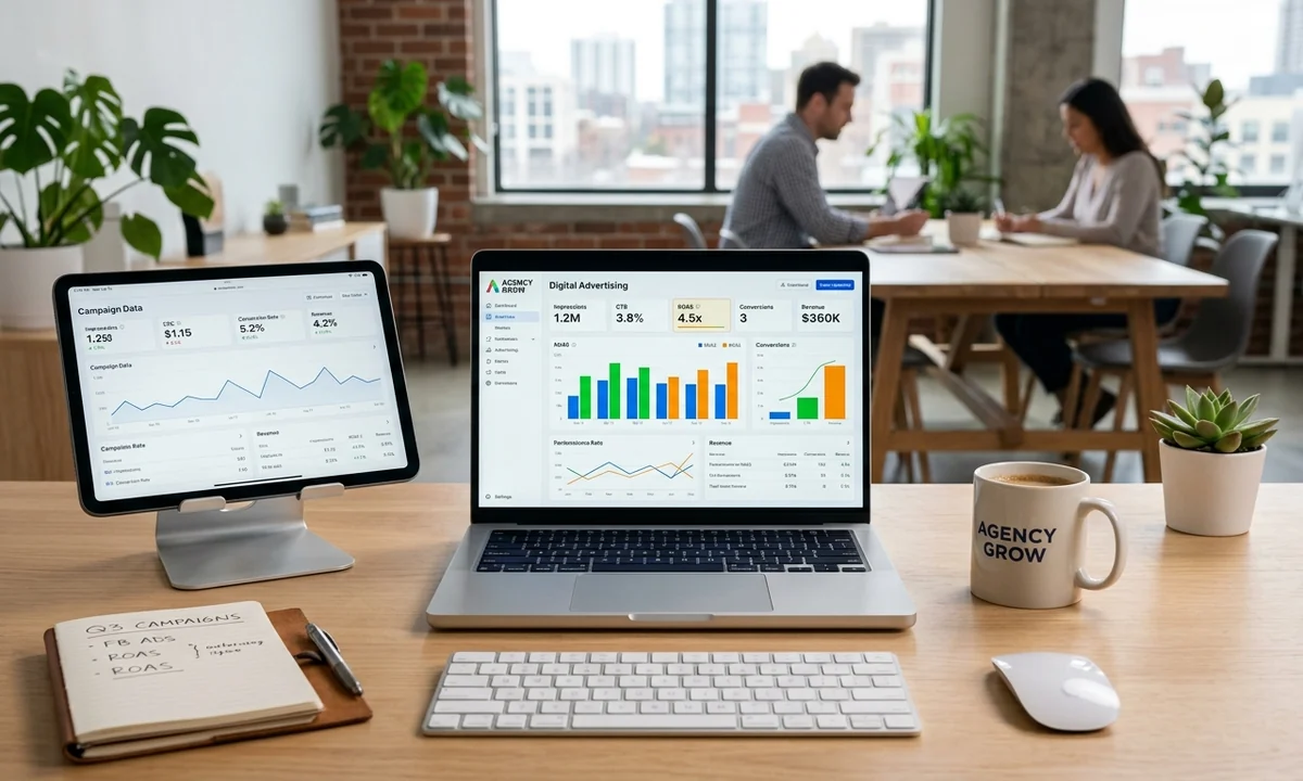 6.4x ROAS Facebook Ad Campaign Analytics Dashboard