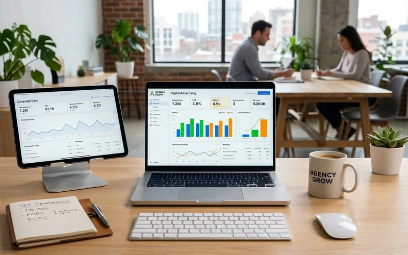 6.4x ROAS Facebook Ad Campaign Analytics Dashboard