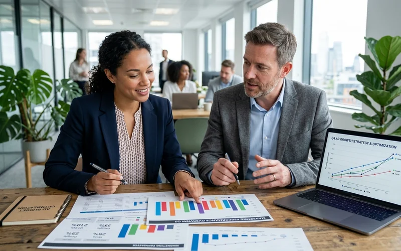 Marketing budget optimization and ROI audit meeting